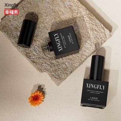 Хорошая цена 23 мл квадратный лак для ногтей по заказу цвет УФ-гель пустой стеклянный флакон бутылка Витриновый дизайн онлайн