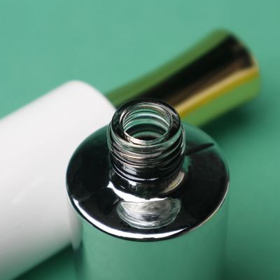 Запечатающая крышка пустые стеклянные бутылки с лаком для ногтей гладкая поверхность SGS