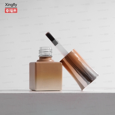 Хорошая цена 7ml UV Gel Nail Polish Glass Bottles With Cap Brush Empty Bottle Factory Direct онлайн
