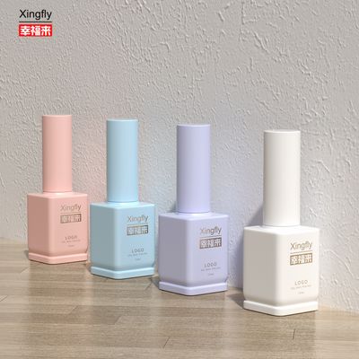 15 мл Квадратная индивидуальная частная оптовая профессиональная мягкая гелевая флаконка для ногтей